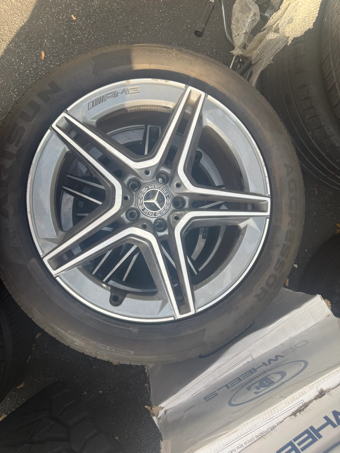 Mercedes-Benz AMG Wheels and Tires Set