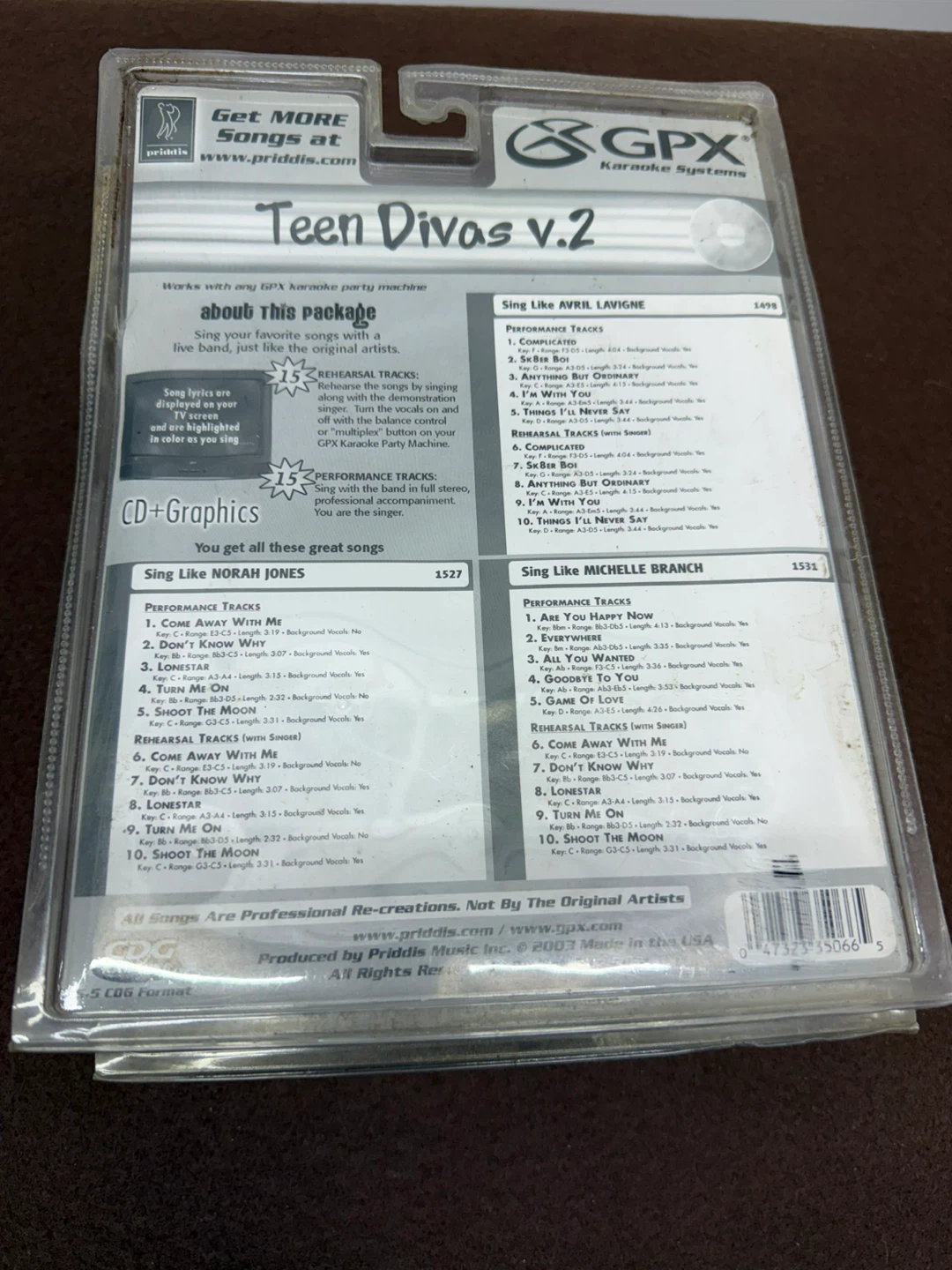 GPX Pro Sound Karaoke CD+G Party Packs - photo 5