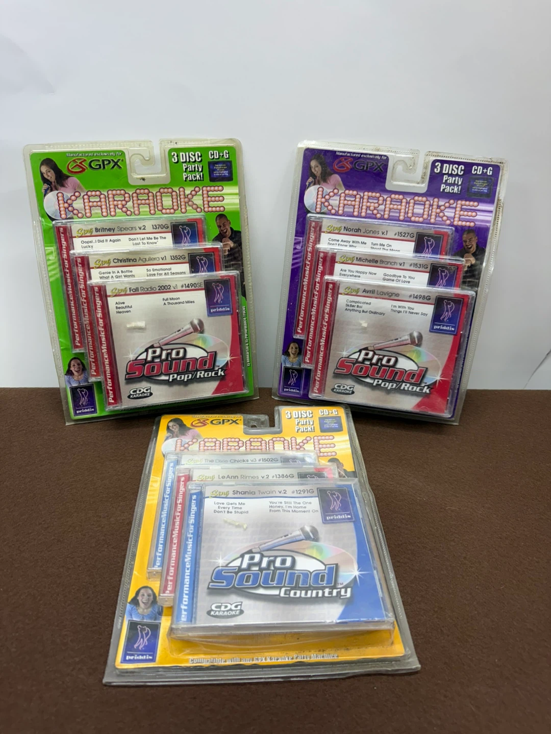 GPX Pro Sound Karaoke CD+G Party Packs