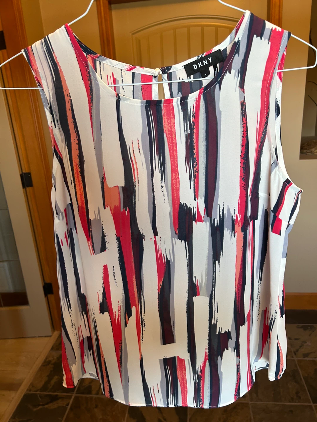 DKNY Women's Sleeveless Top - Size L