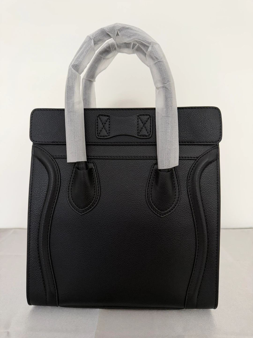 Celine Black Leather Mini Luggage Tote - photo 4