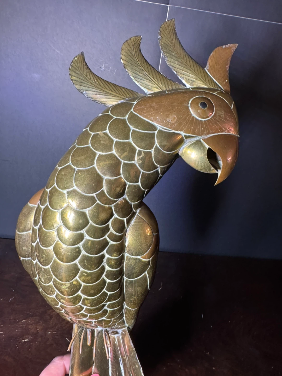Brass Bird Figurine - photo 3