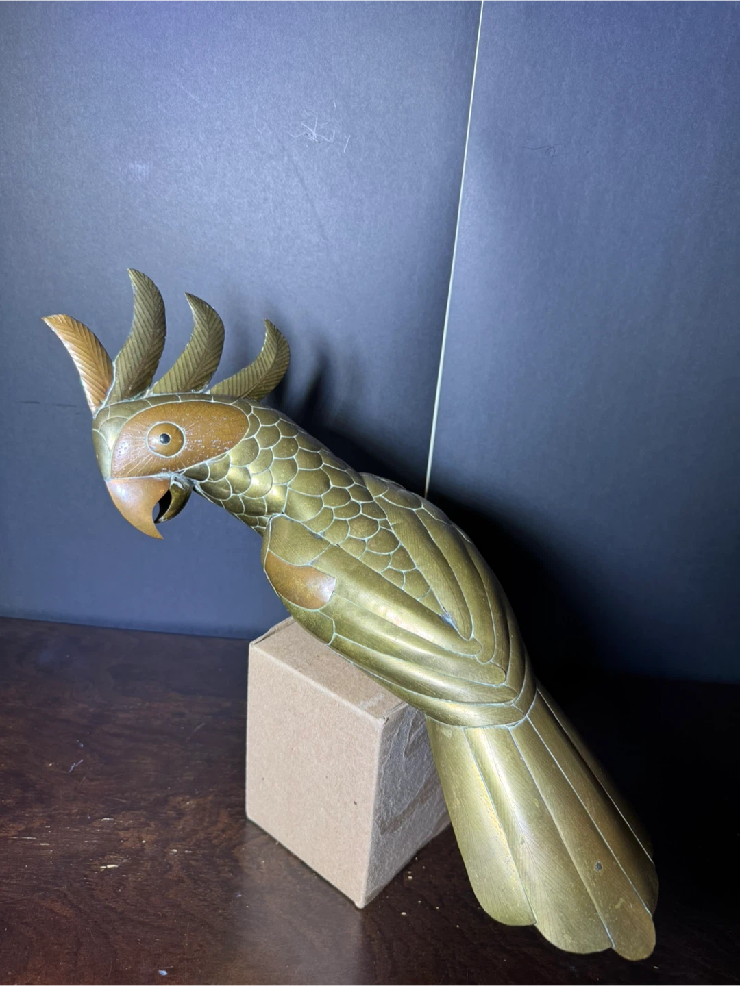 Brass Bird Figurine