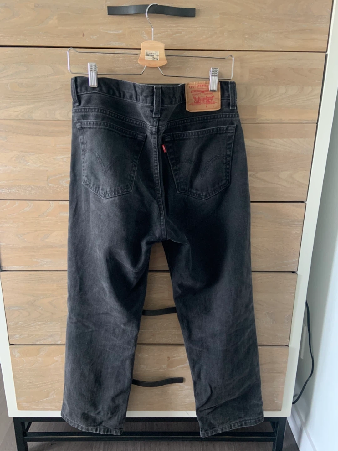 Levi's 501 Black Slim Fit Jeans - photo 4