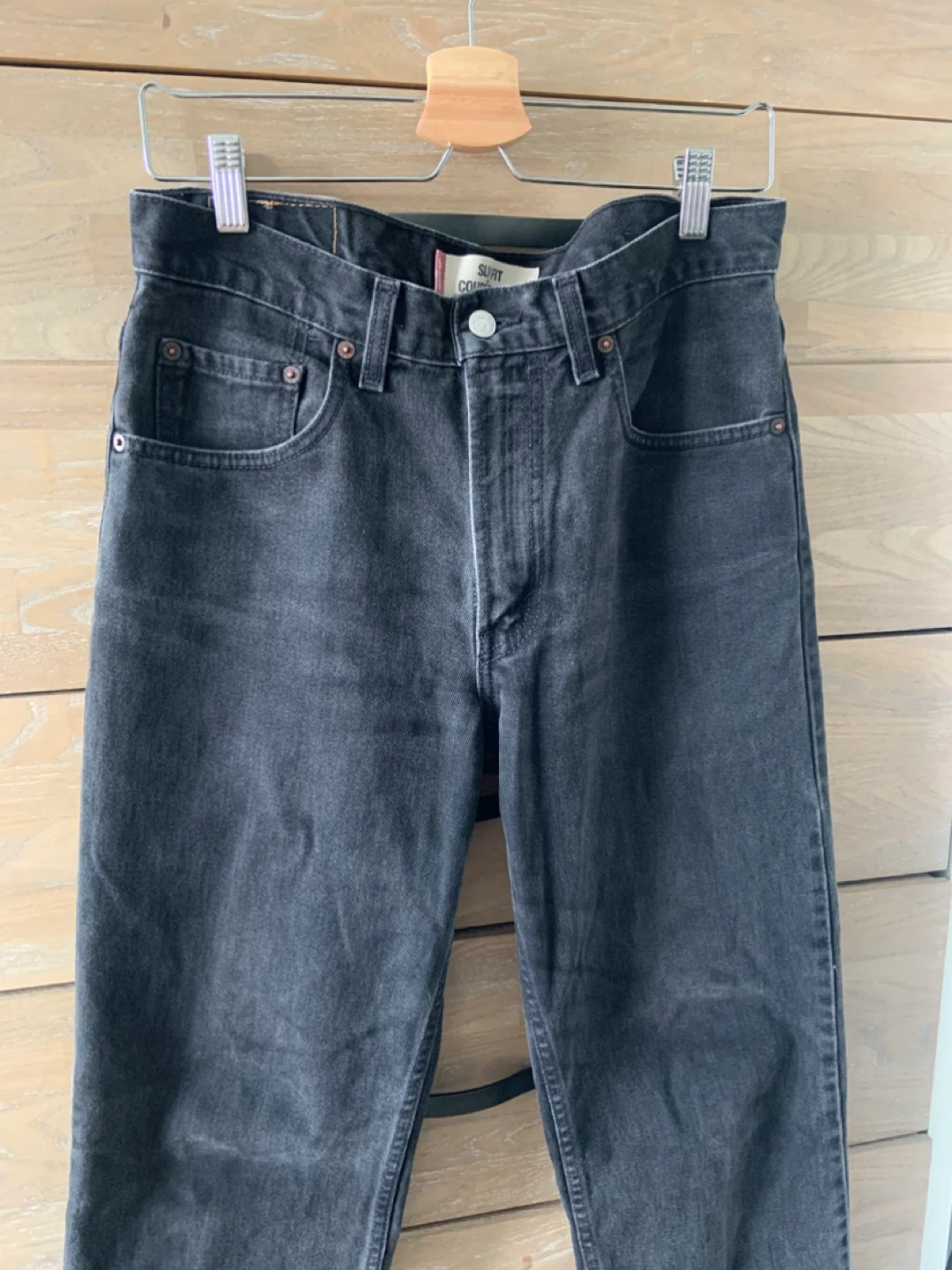 Levi's 501 Black Slim Fit Jeans - photo 2