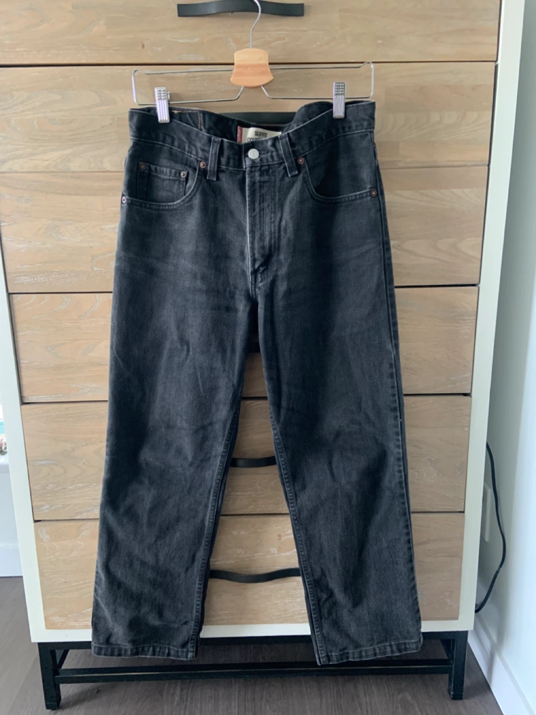 Levi's 501 Black Slim Fit Jeans