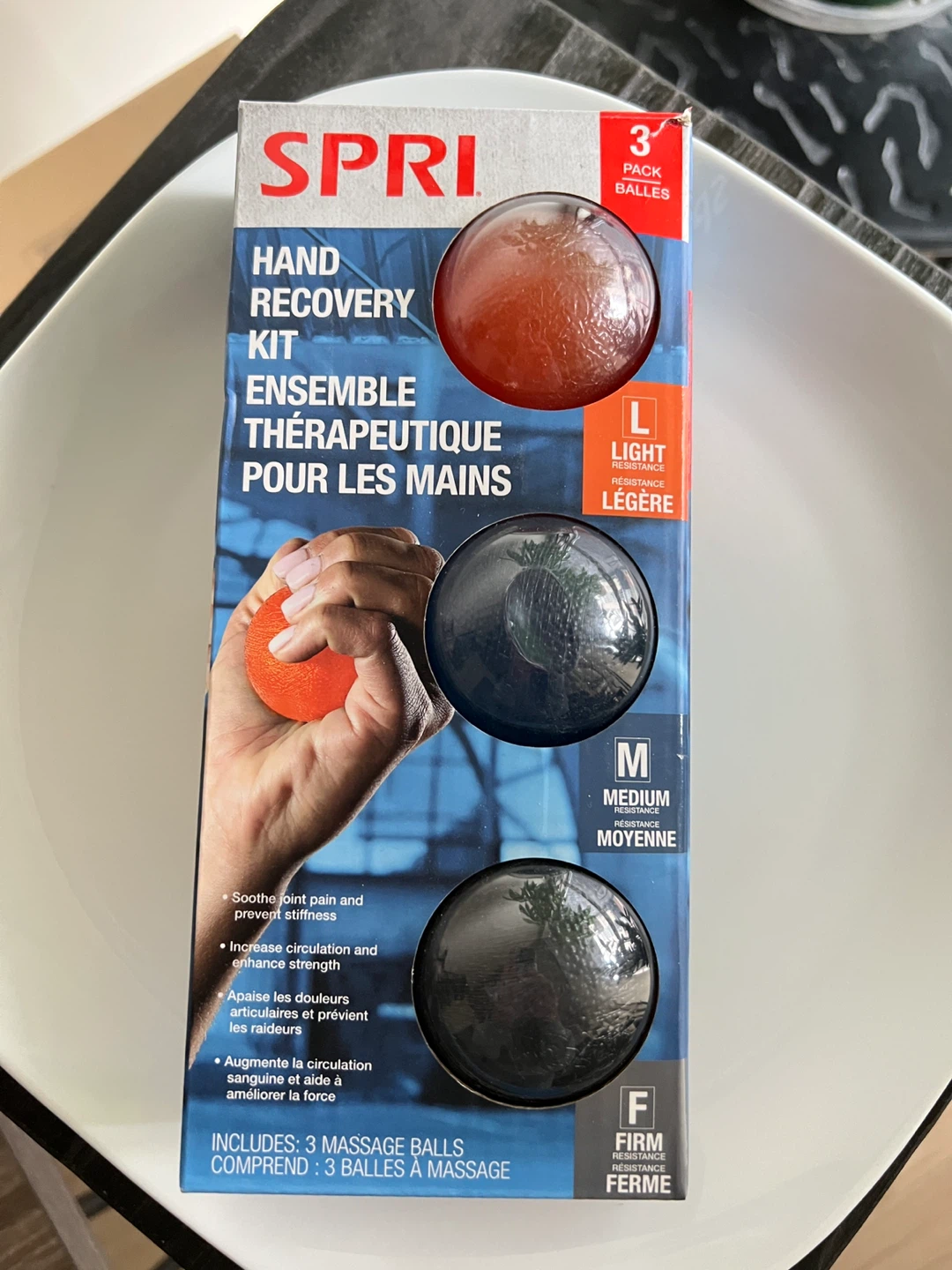 3 Massage Balls (Light, Medium, Firm)
