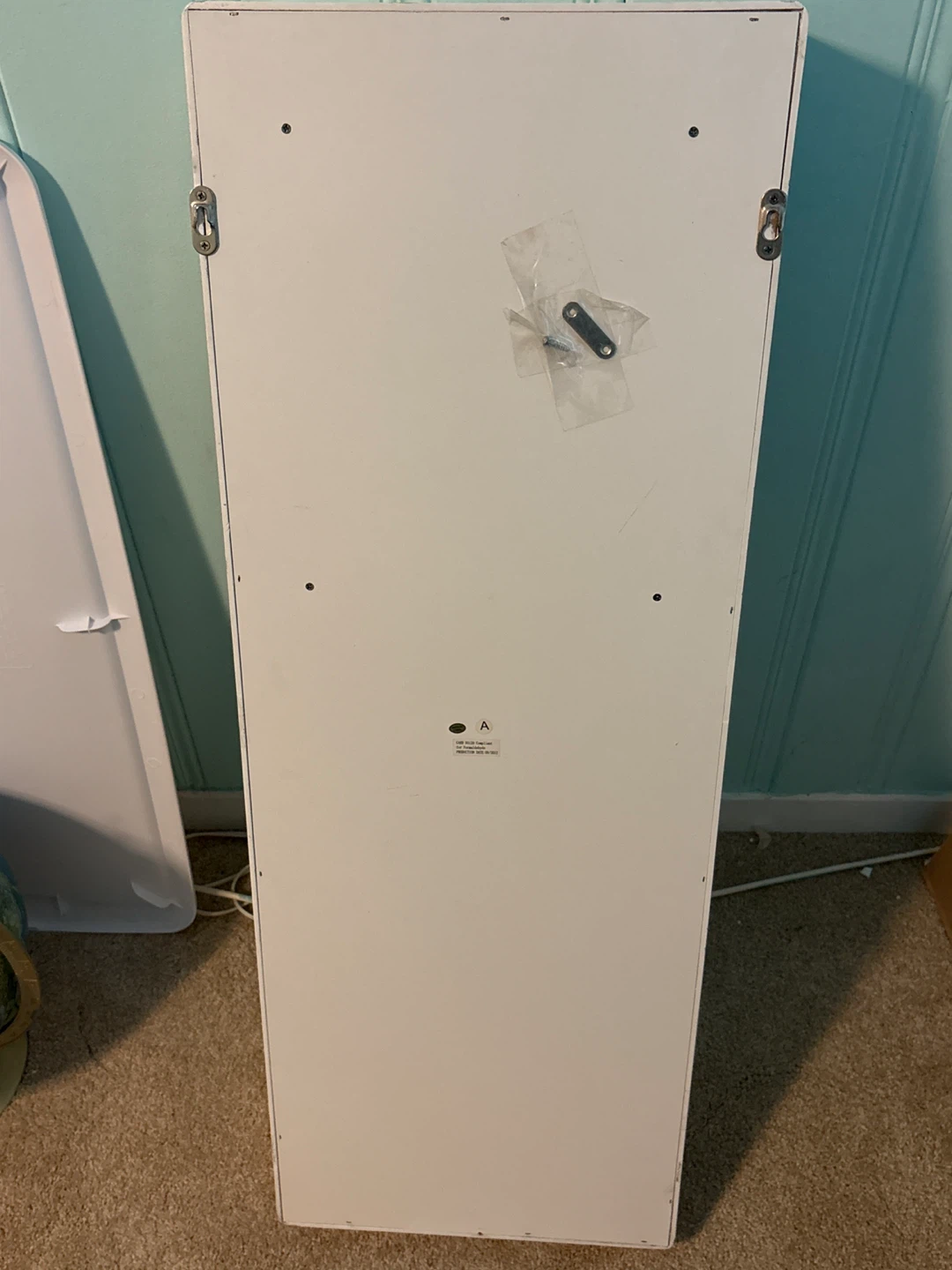 White Jewelry Armoire with Mirror - photo 3