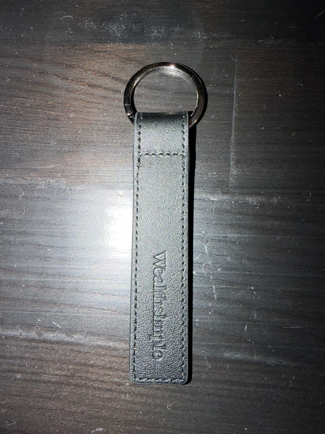 Wealthsimple Faux Leather Keychain - photo 3