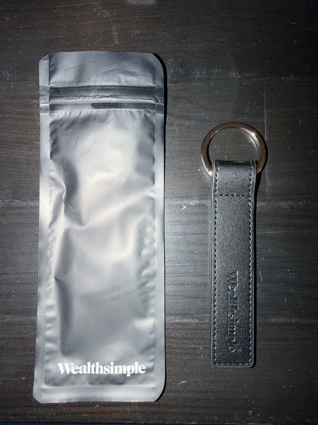 Wealthsimple Faux Leather Keychain - photo 2