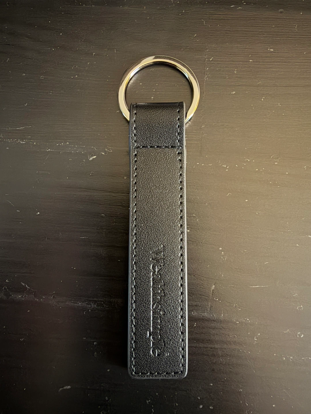 Wealthsimple Faux Leather Keychain