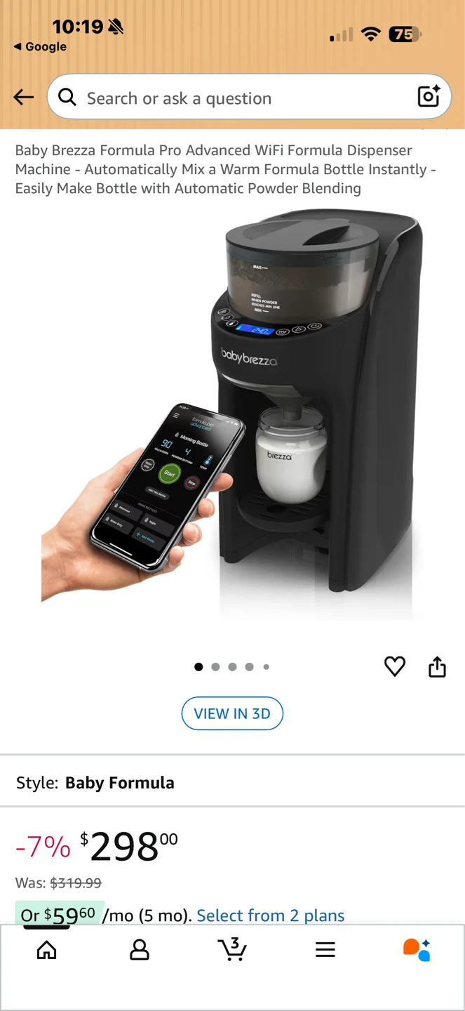 Baby Brezza Formula Pro Advanced WiFi Formula Dispenser