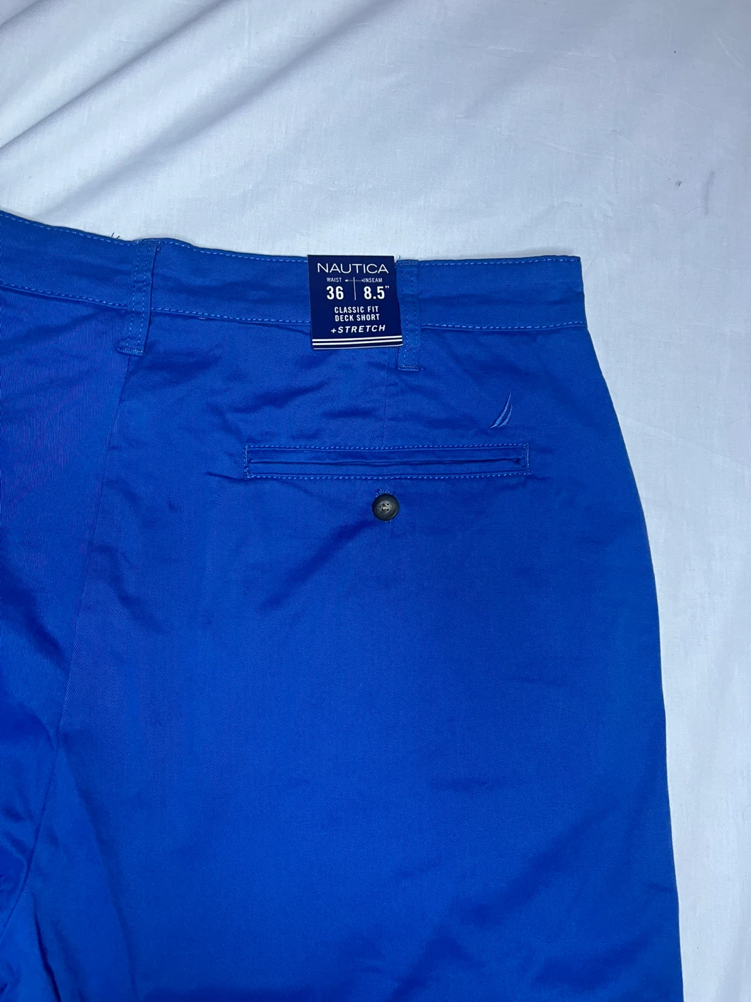 Nautica Men's Blue Classic Fit Stretch Shorts - Size 36 x 8.5" - photo 2