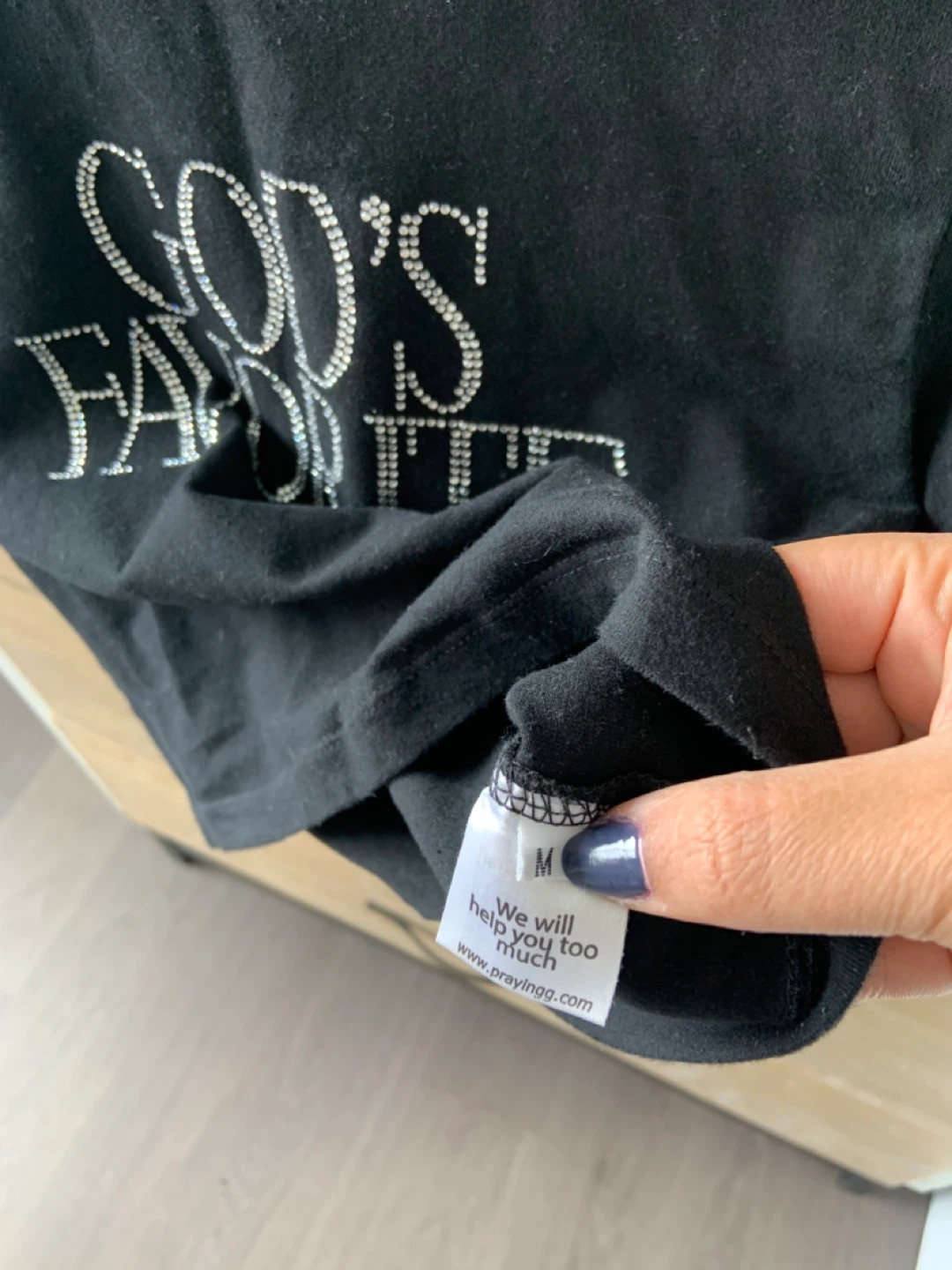 Praying NYC "God's Favorite" Graphic T-Shirt - photo 3
