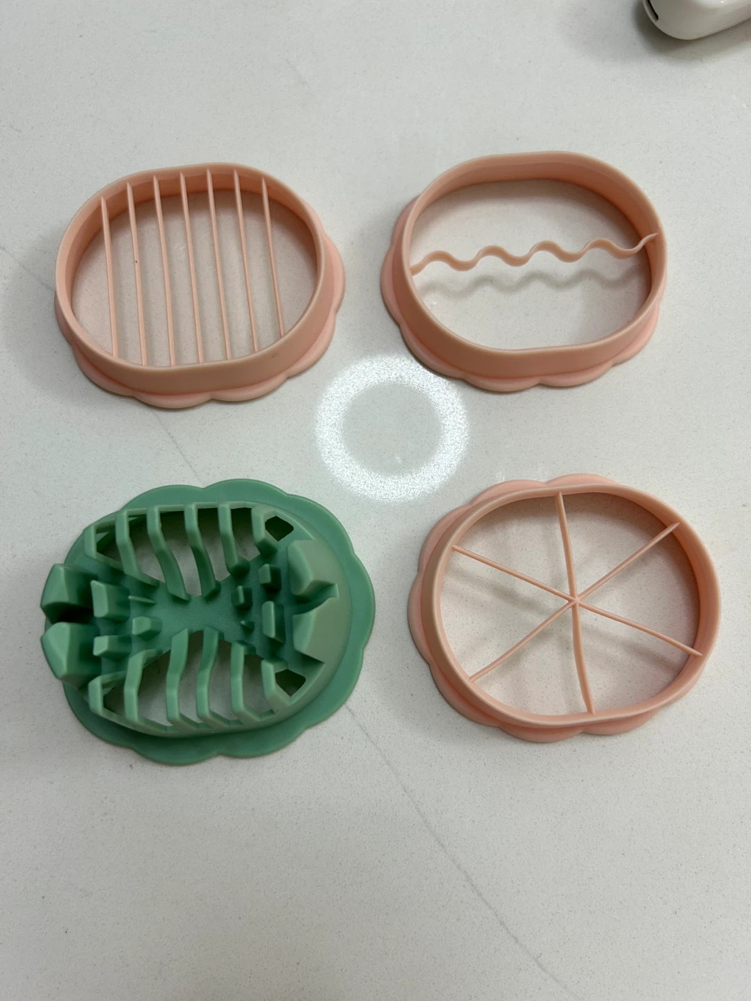 Stackable 4 Piece Egg or Cookie Cutter Set