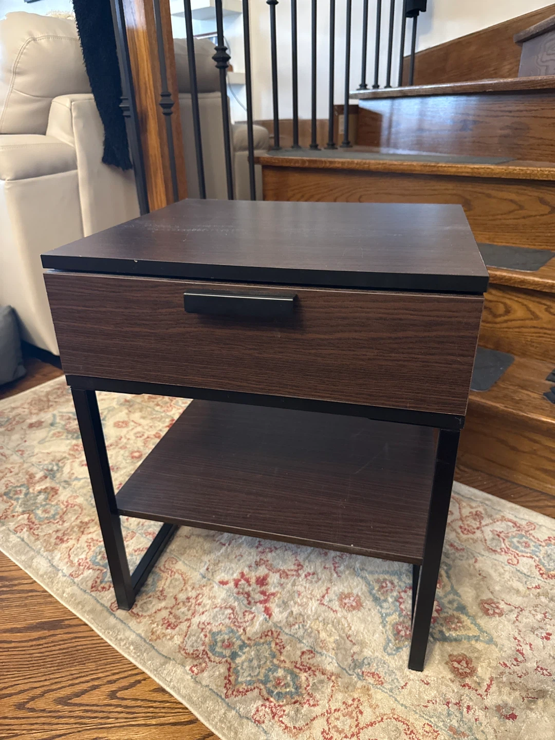 End Table with Drawer and Shelf