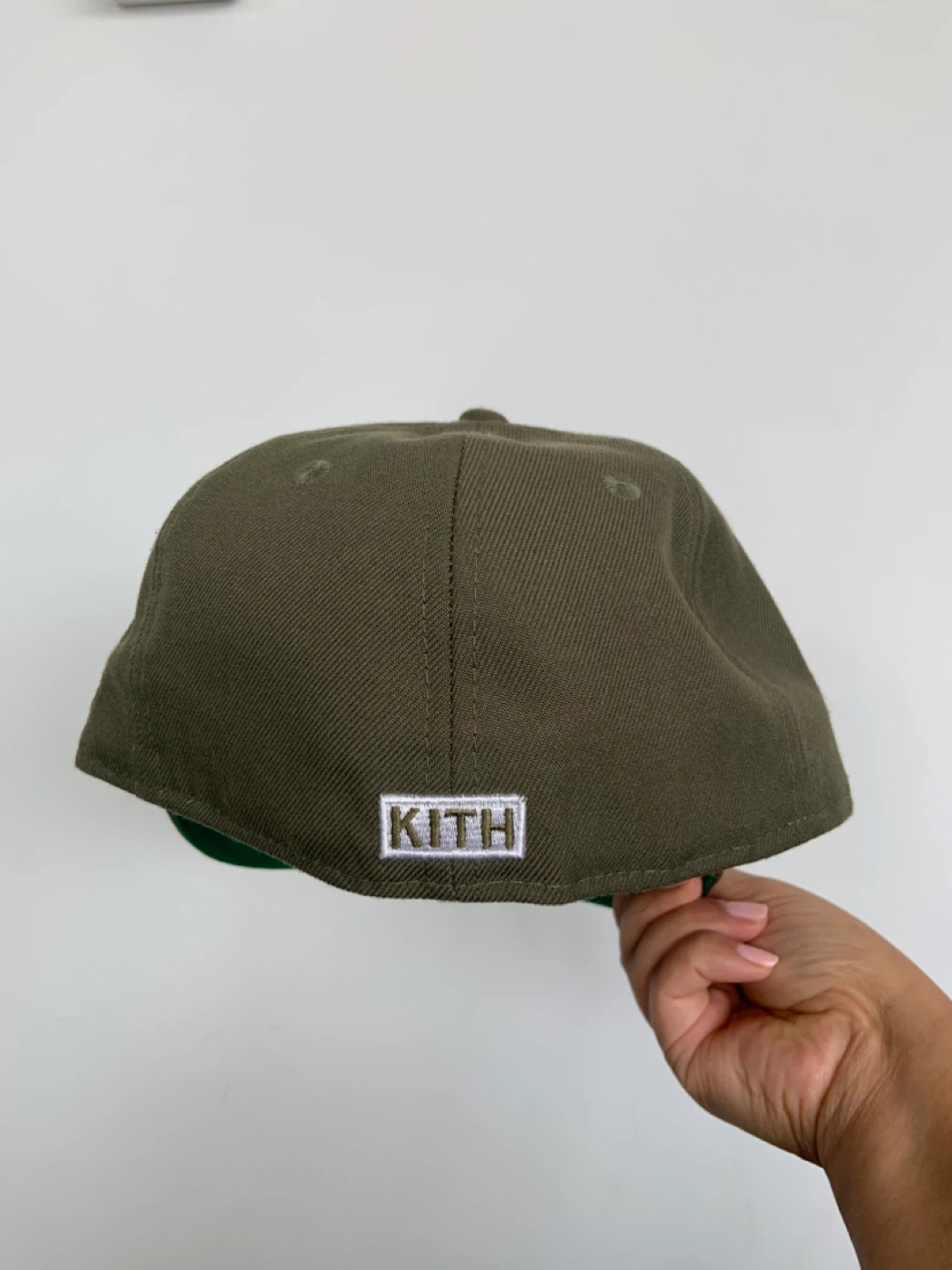 Kith New Era 59FIFTY New York Yankees Hat Olive Size 7 - photo 3