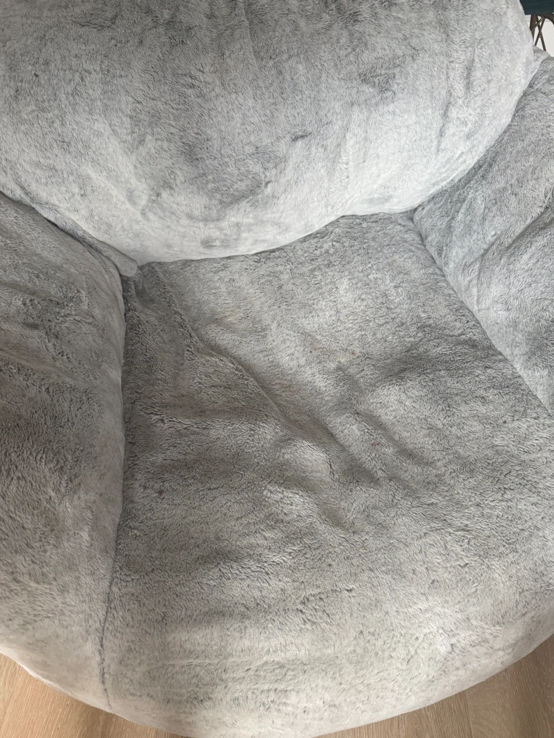 Plush Gray chair