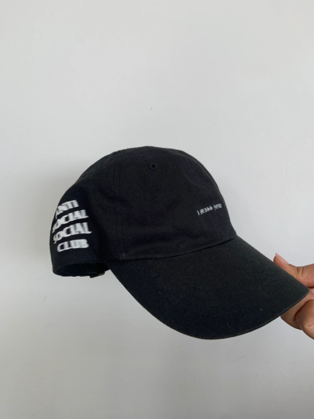 Anti Social Social Club Black Baseball Cap - photo 4