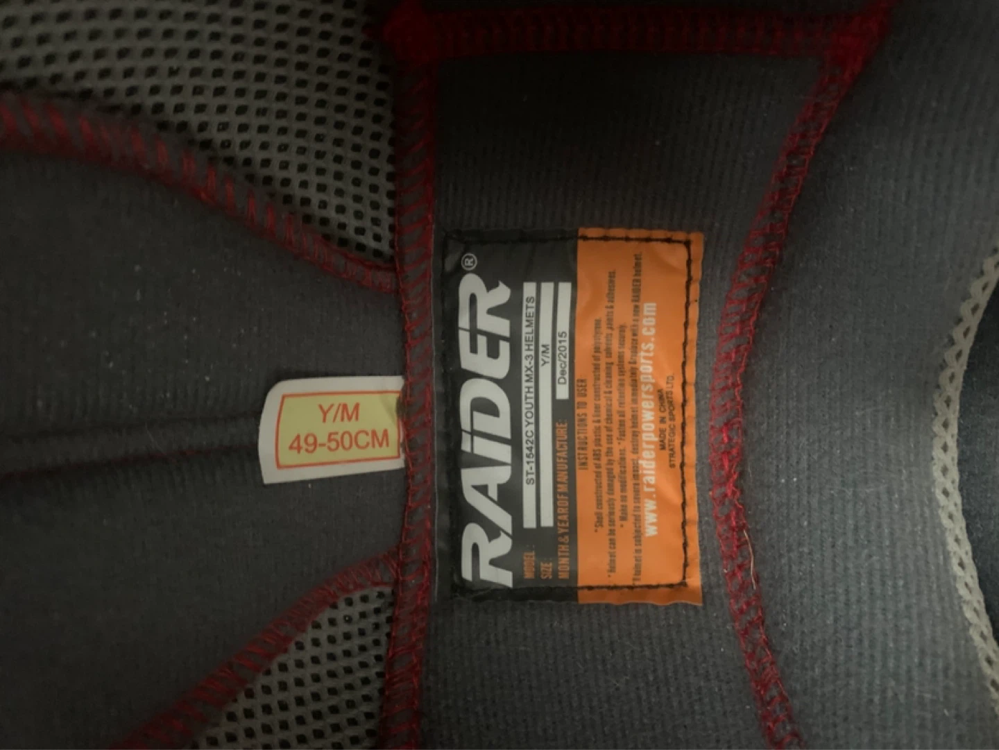 Raider Youth MX-3 Helmet - photo 4