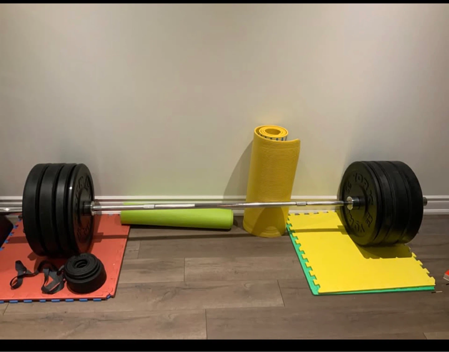 York Barbell Weight Set