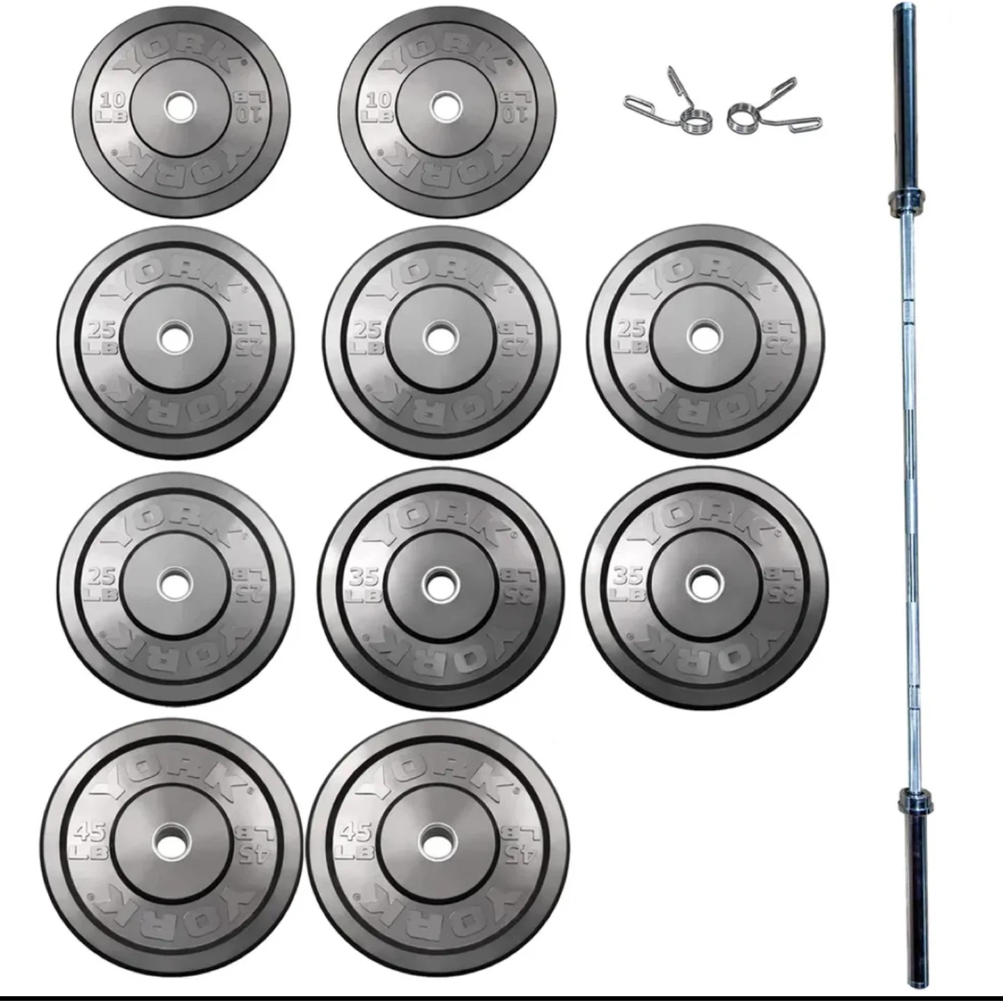 York Barbell Weight Set - photo 2