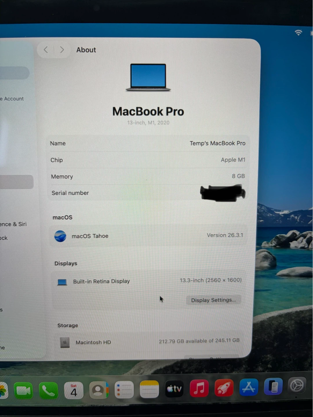MacBook Pro 13” (2020, M1) – Excellent Condition - photo 5