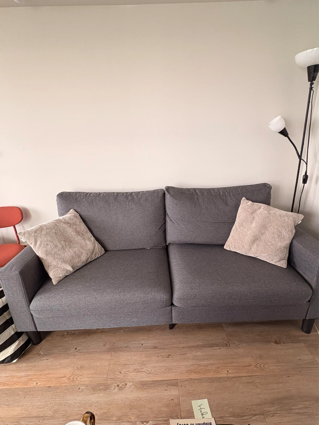 3-Seater Grey Sofa - photo 4