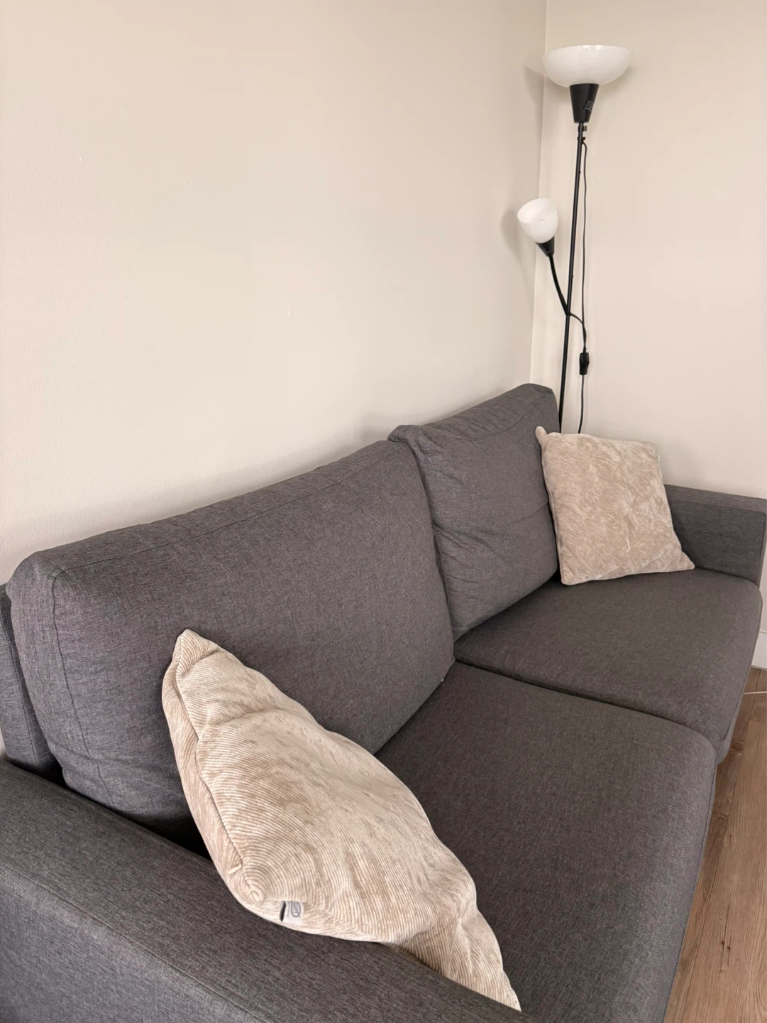3-Seater Grey Sofa - photo 3