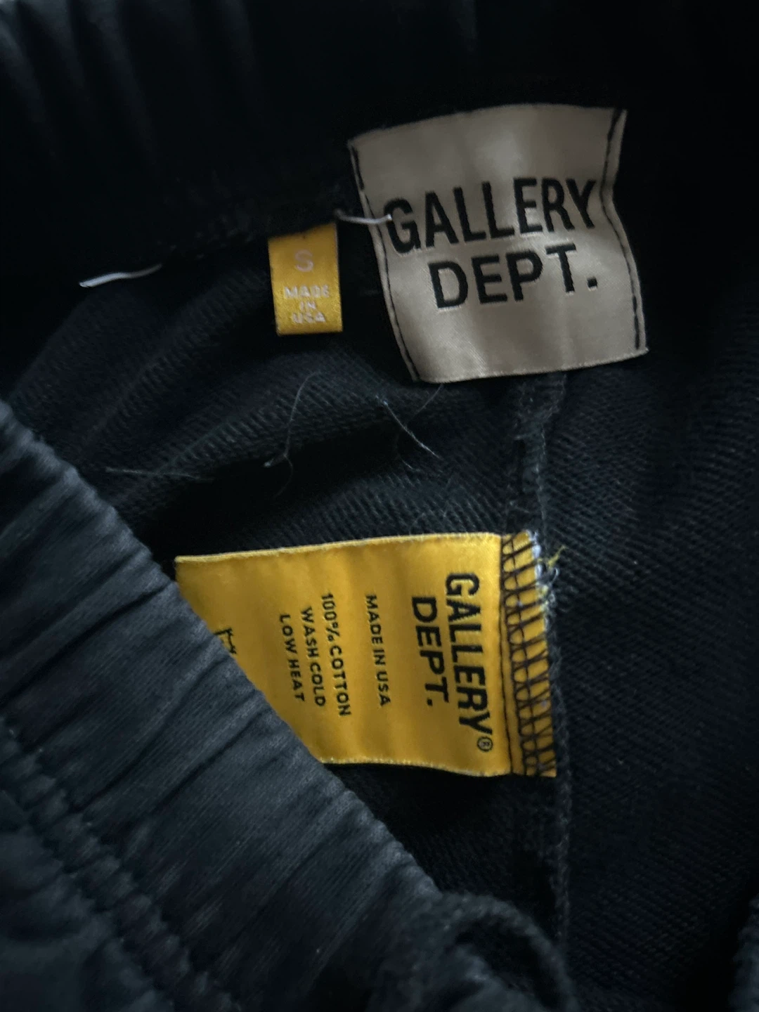 Gallery Dept. Black Paint Splatter Sweatpants Size S - photo 2