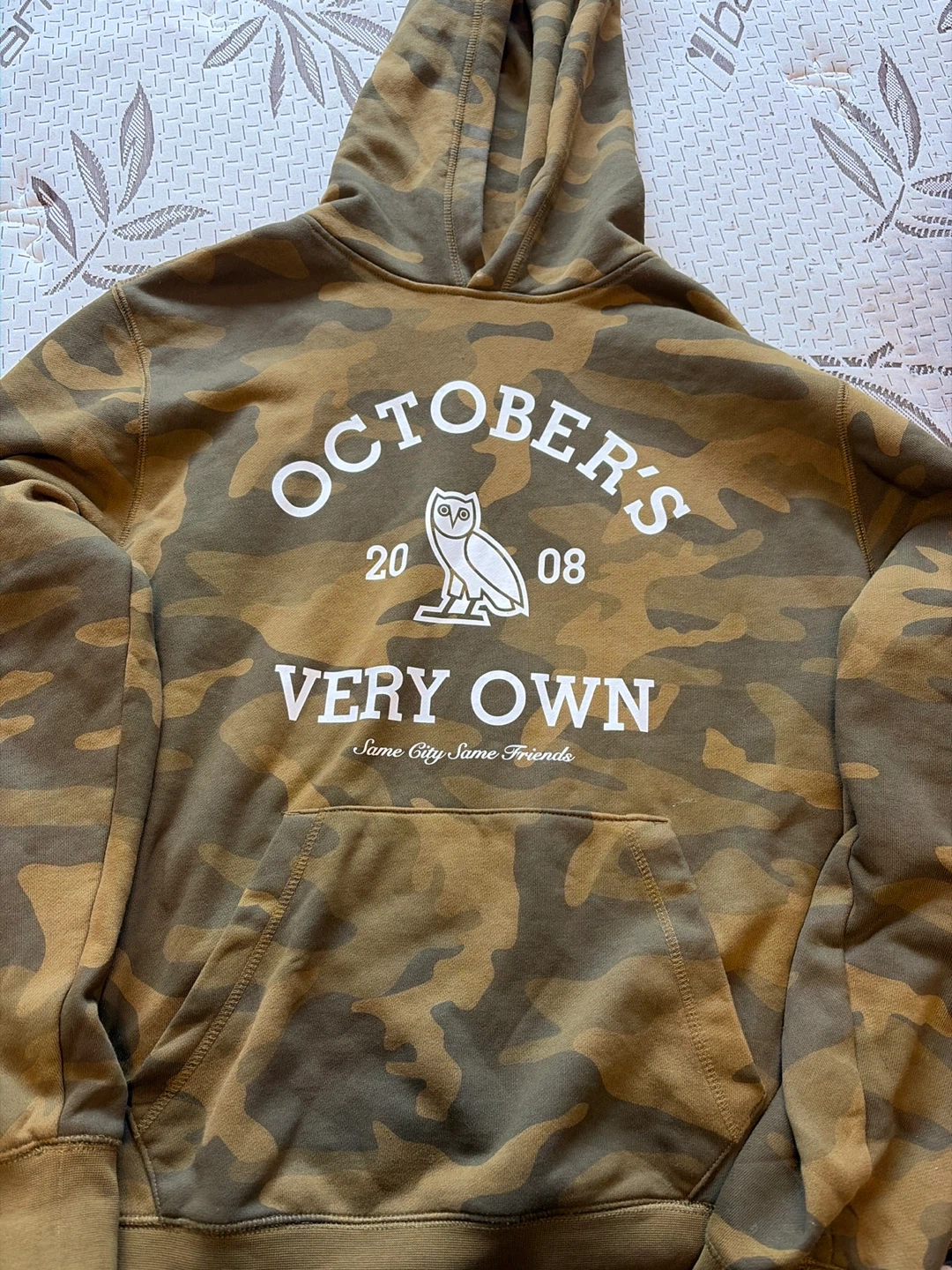 OVO October's Very Own Camo Hoodie Size L