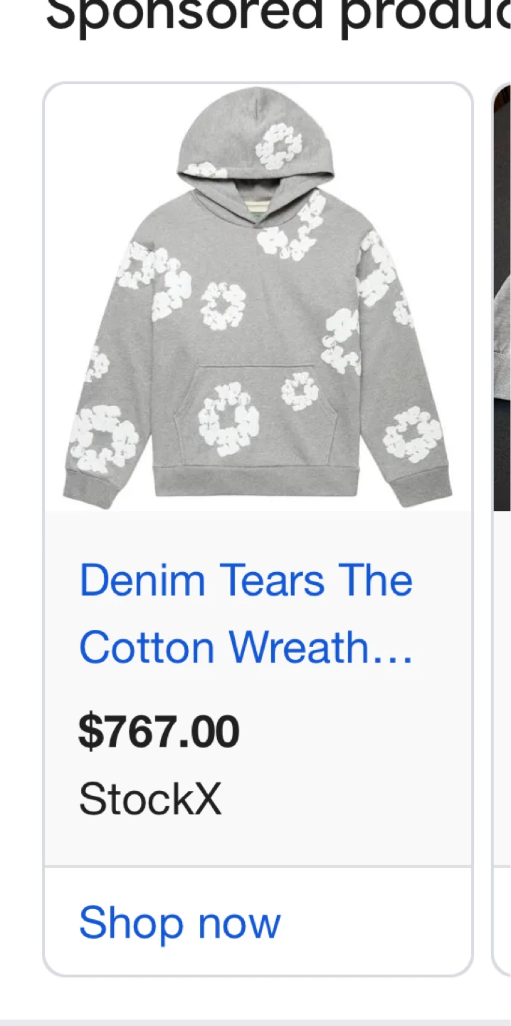 Denim Tears The Cotton Wreath Hoodie