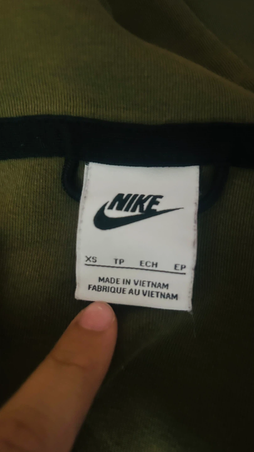 Nike Tech Fleece Full Zip Hoodie Green - photo 2