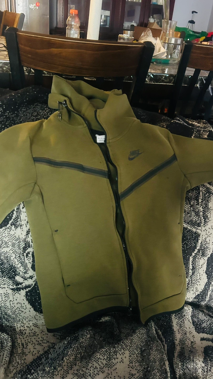 Nike Tech Fleece Full Zip Hoodie Green