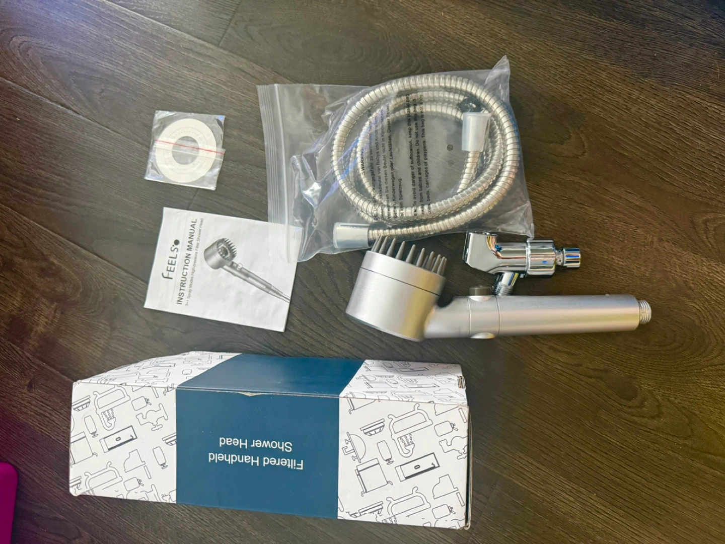 3+1 Spray Modes High-pressure Filtered Handheld Shower Head