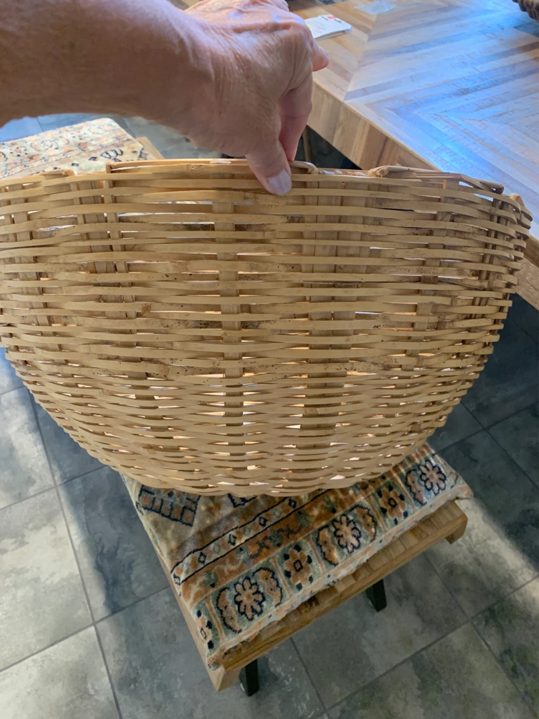 Large Wicker Basket - photo 2