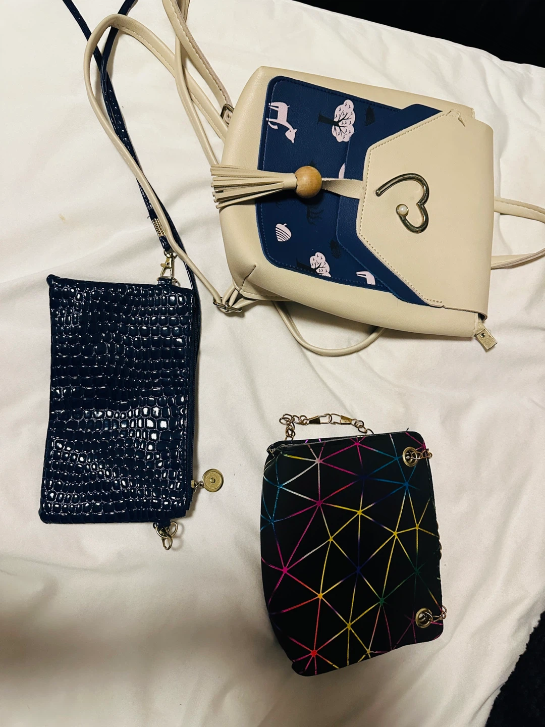 3 Piece Mini Handbag Set