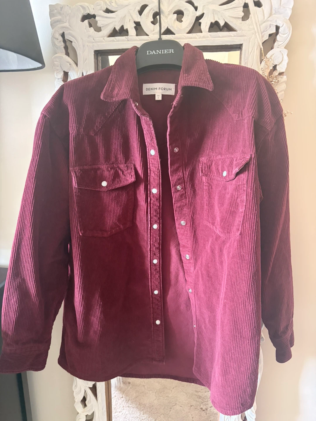 DENIM FORUM Corduroy Shirt Size 2 - photo 3