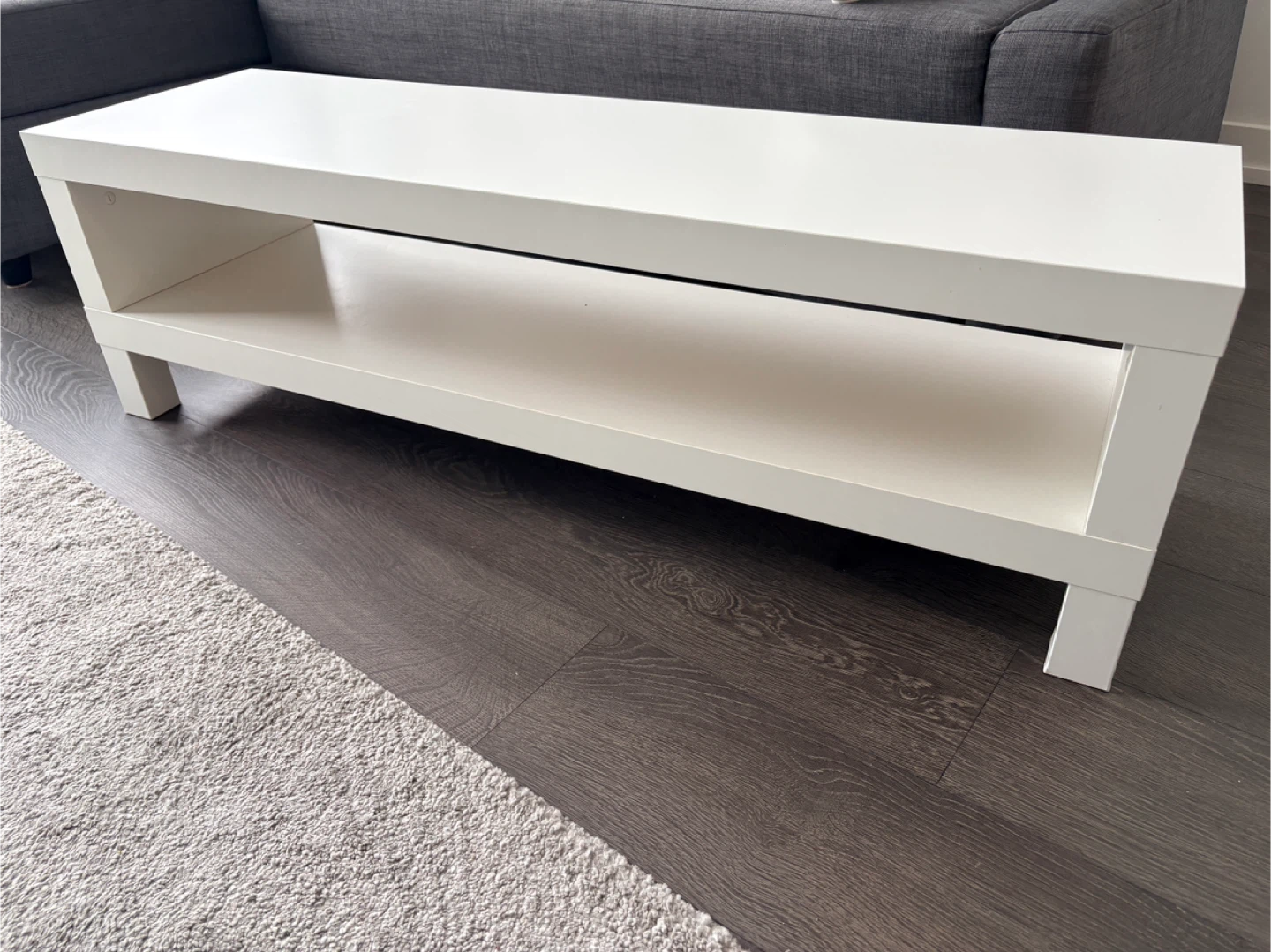 Modern White Coffee Table and TV stand