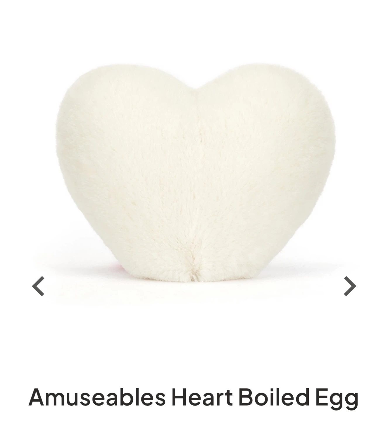 Jellycat Amuseables Heart Boiled Egg Plush - photo 5