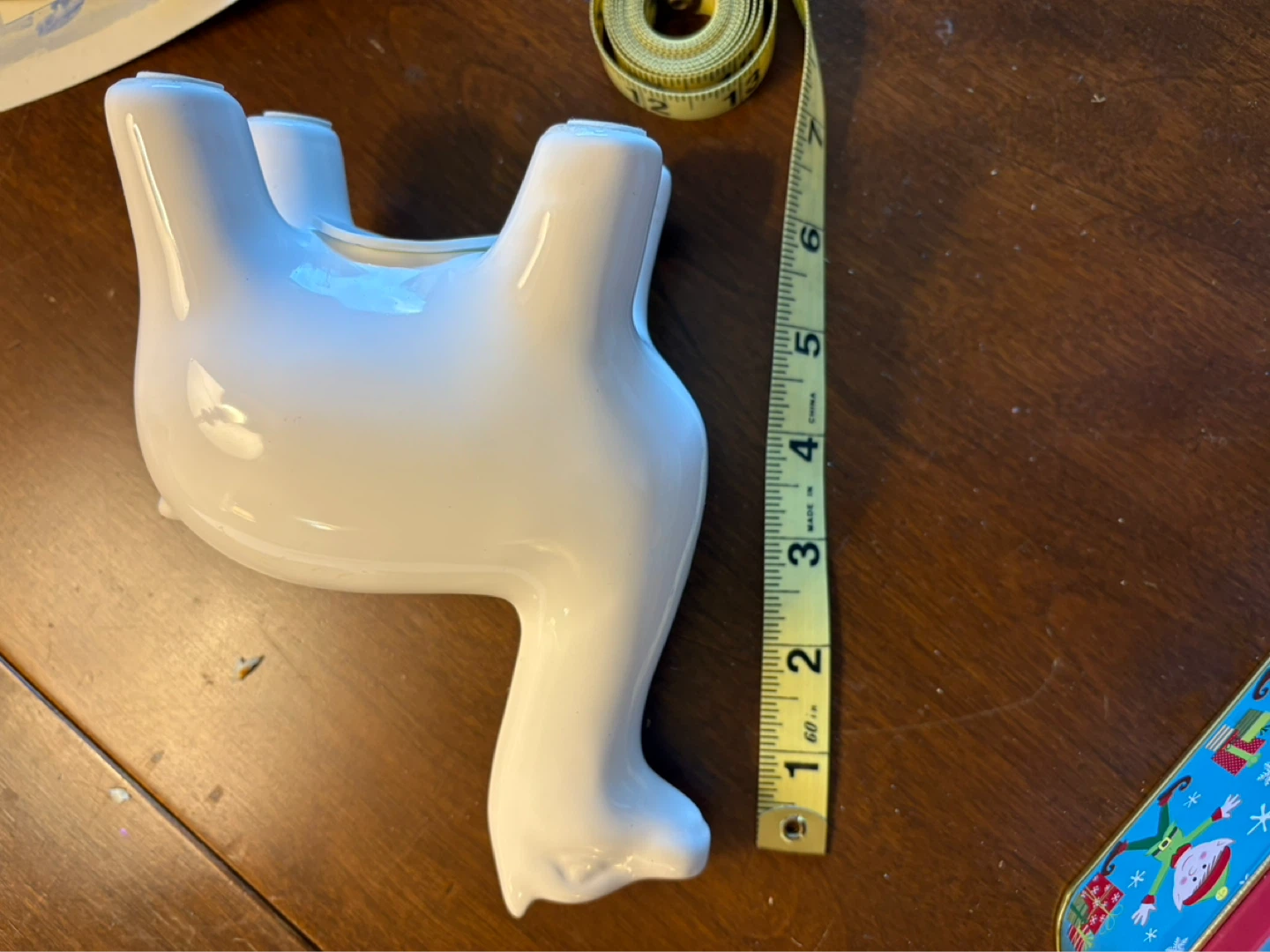 White Ceramic Lama Bank - photo 3