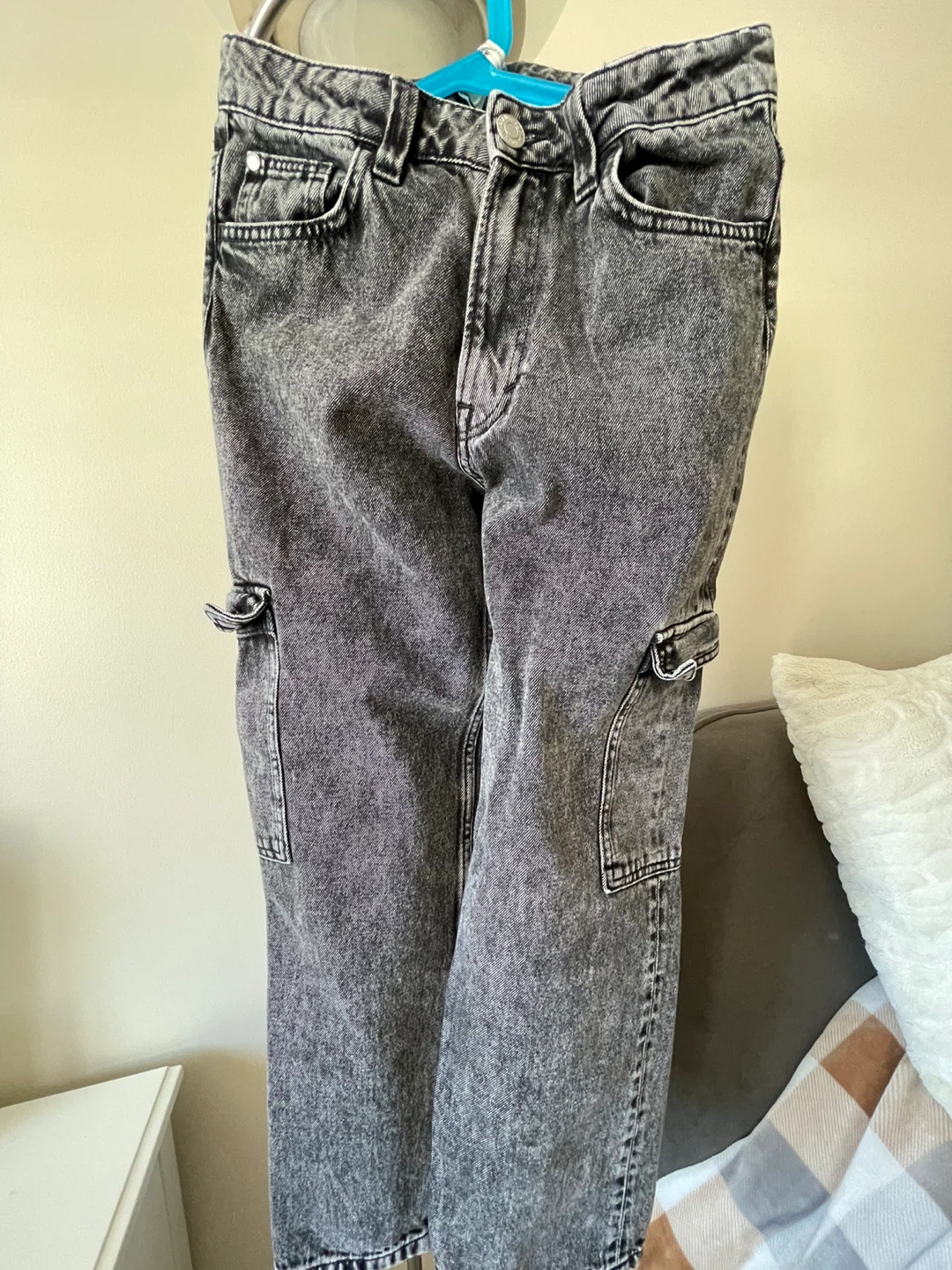 H&M Loose Fit Straight Leg Jeans - photo 2
