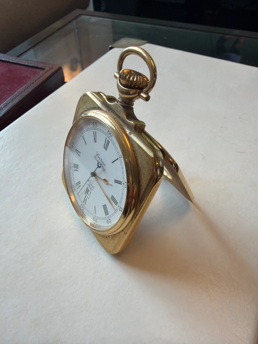 Rare vintage Certina Kurth Frères Quartz Pocket Watch - photo 3