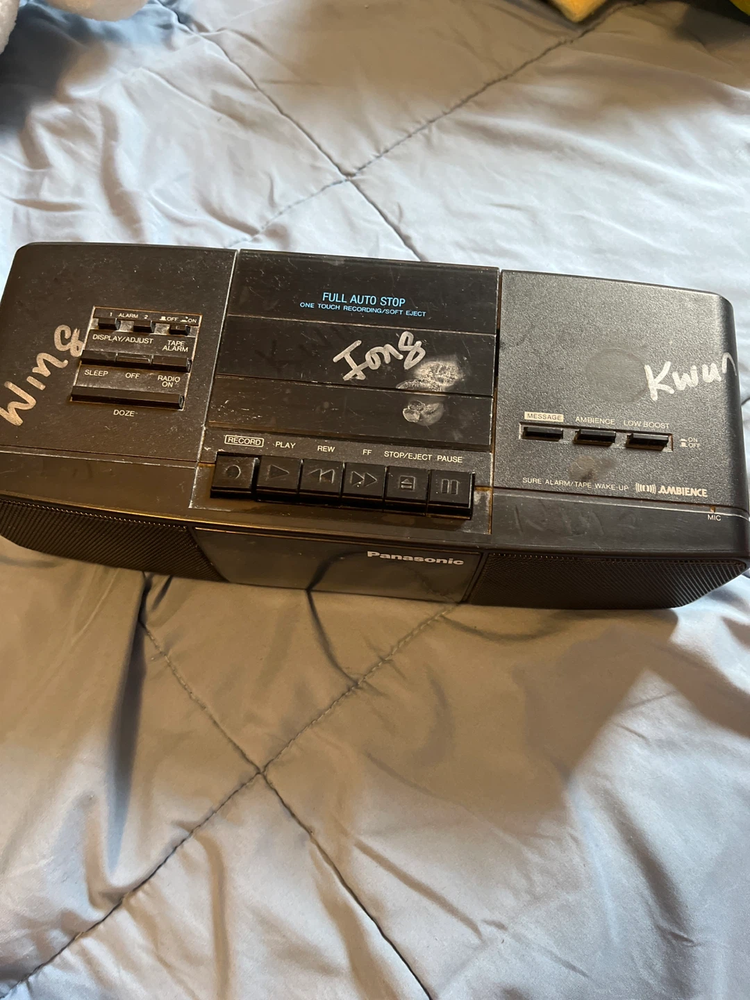 Panasonic Boombox with Cassette Player