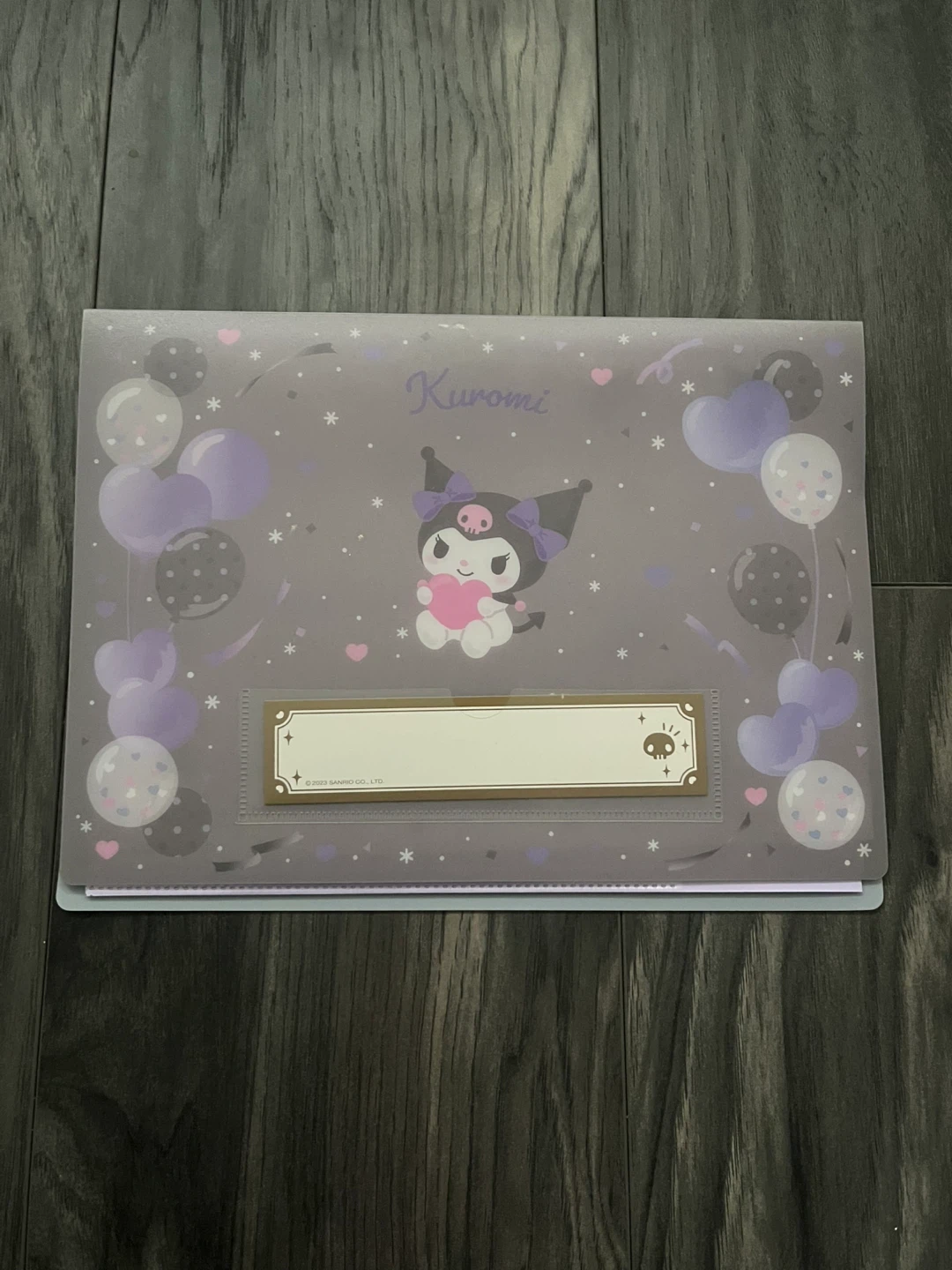 Sanrio Kuromi Pocket File Organizer