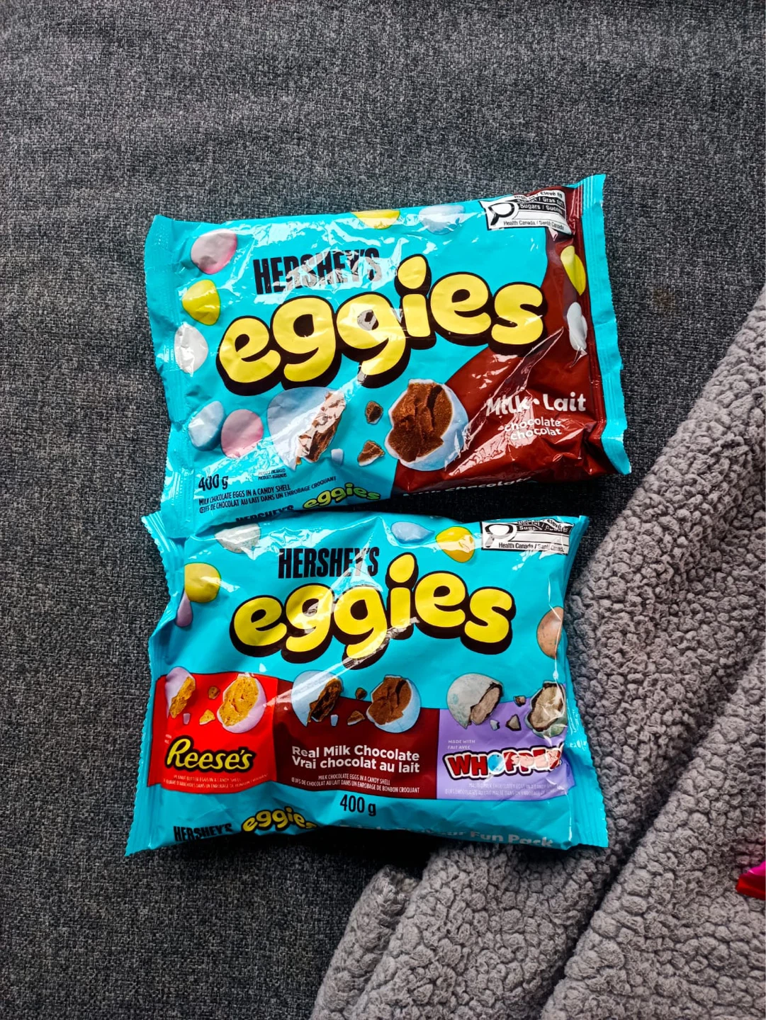 Hershey's Eggies Milk Chocolate Candies (2 x 400g)