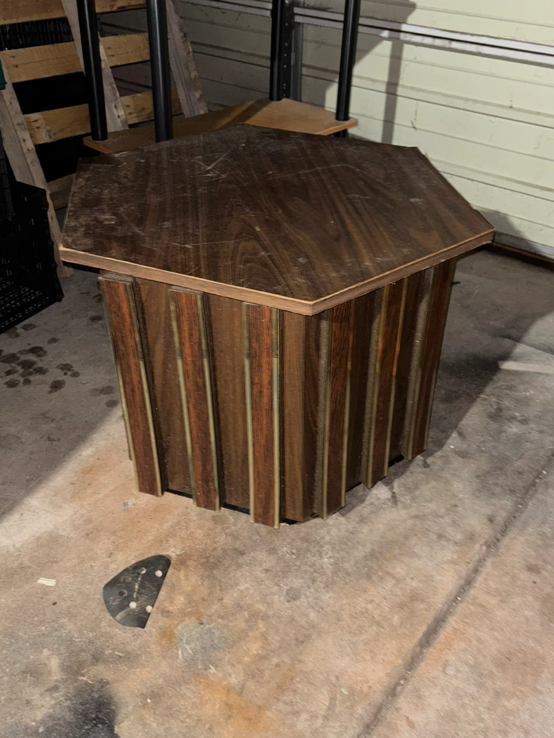 Hexagonal Side Table - photo 2