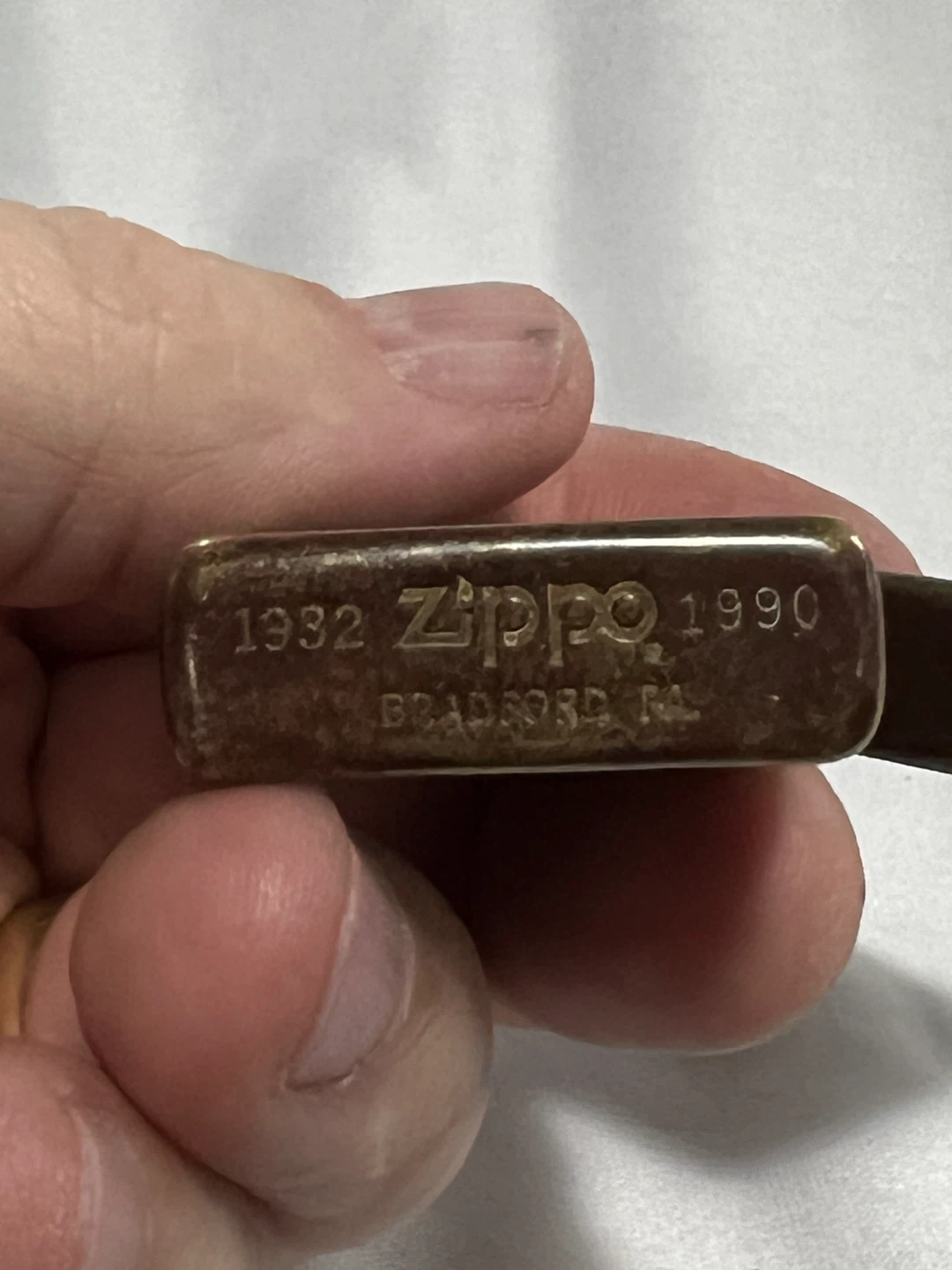 Zippo-1932-1990 Solid Brass Commemorative Lighter - photo 3