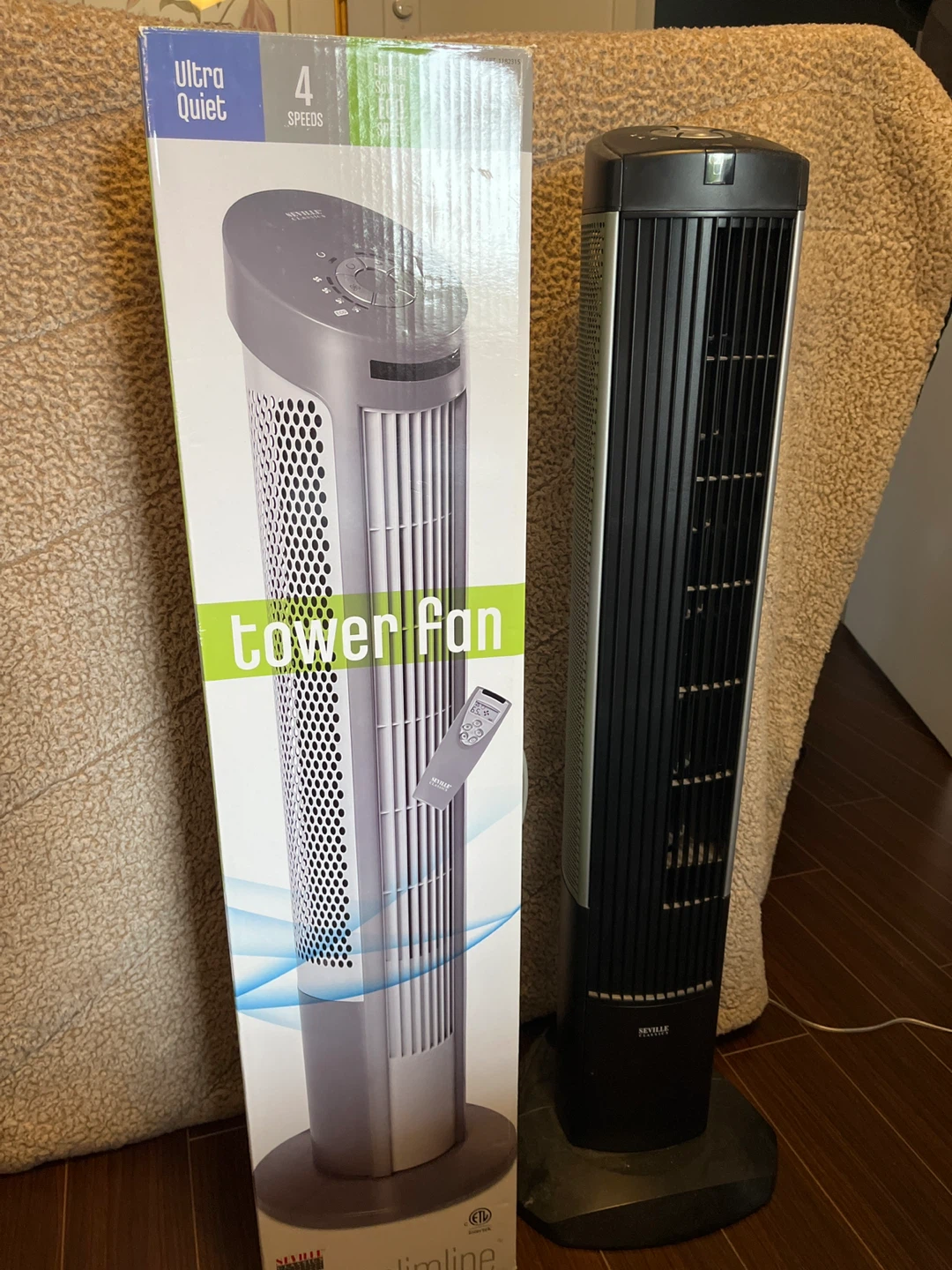 Seville Classics UltraSlimline Tower Fan - photo 3