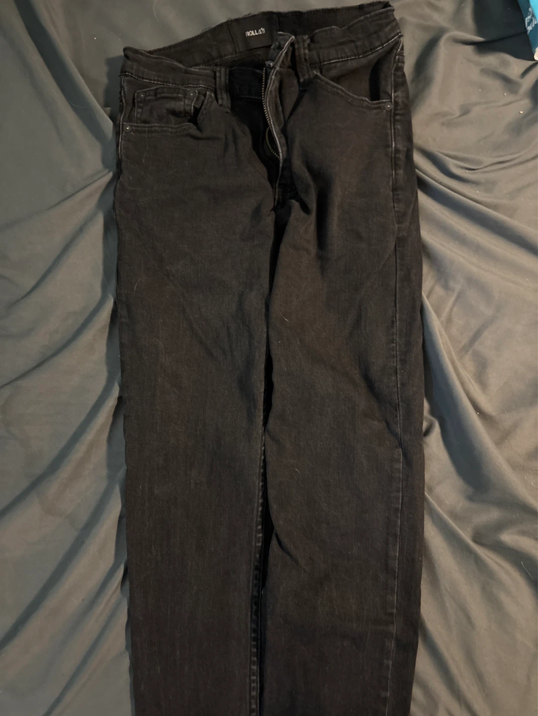 Rolla's Stinger Skinny Fit Jeans - Black - Size 29W 32L - photo 3